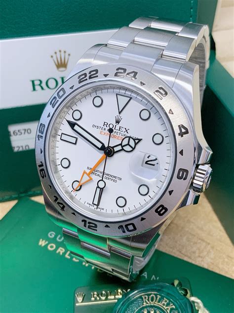 rolex with white dial